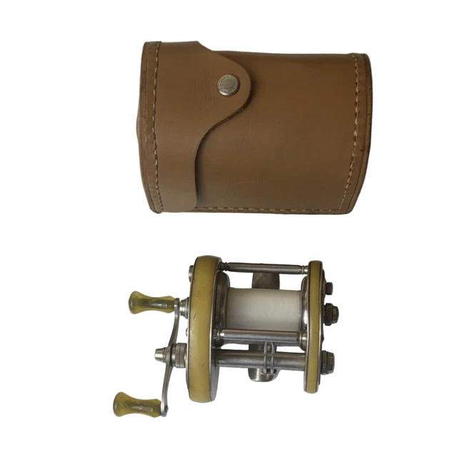 SHAKESPEARE PRESIDENT 1970 Vintage Freshwater Fishing Reel w/ Case