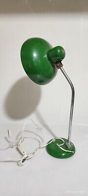 lampada raptek milano anni 50 vintage  da scrivania tavolo verde ministeriale