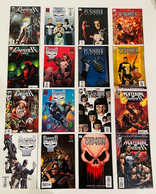 19 Punisher Marvel Knights Bullseye #1-5/ War Zone 1-6/ Wolverine 1-5 + 1 Shots