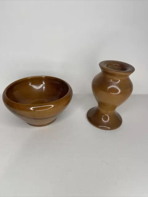 VINTAGE MYRTLEWOOD LOT OF 2 ITEMS - Bowl Vase