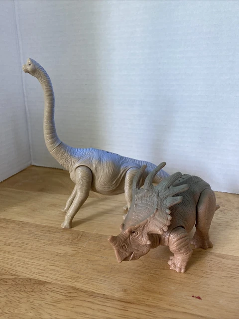 2 VINTAGE McDonalds Dinosaur Movie Baylene Dinosaur & Lemurs Disney Toy
