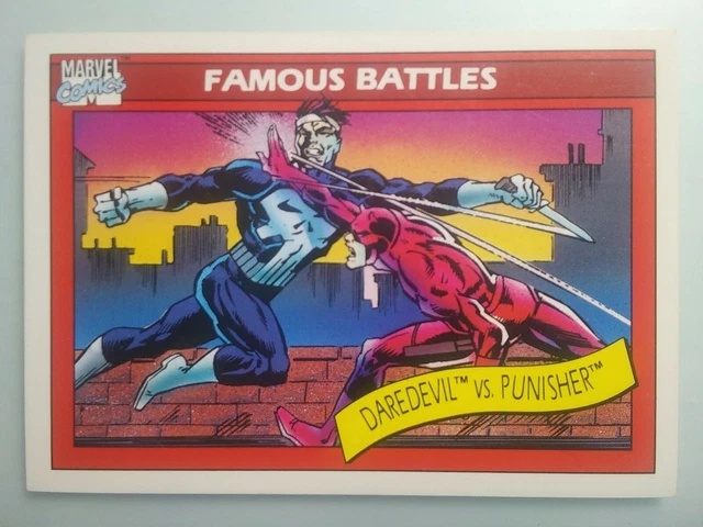 1990 Marvel Comics Universe DAREDEVIL vs PUNISHER #110 Not MINT. SHIPS FREE!!)