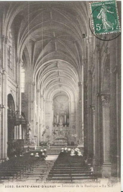 France Postcard - Sainte-Anne-D'Auray - Interieur De La Basilique - Ref ZZ5561