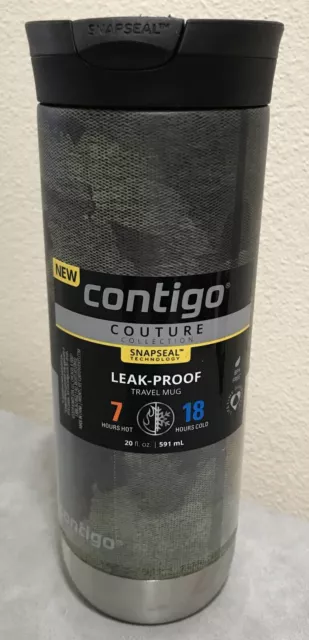 Contigo “Huron” Snapseal 20 oz Travel Mug, Textured Camo, NWT
