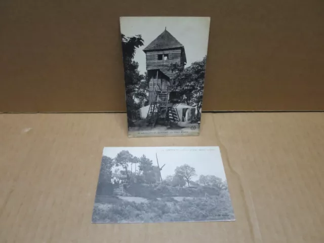 ARGENTEUIL SANNOIS (95) ensemble de 2 cartes vues du Vieux Moulin