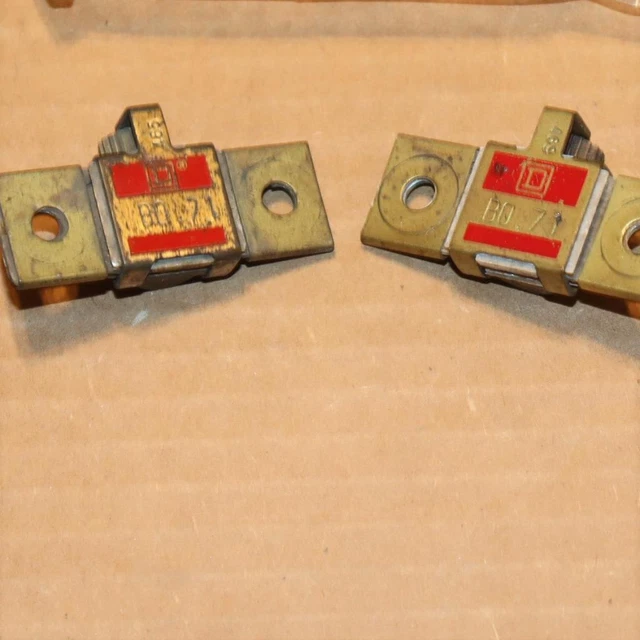 One Lot of 2  Square D  B0.71   Thermal Overload Relay Heater Element Sq D