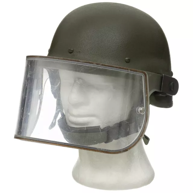 Army Nato Military Pasgt Helm Ballistic Helmet Gefechtshelm Visier Gr. M