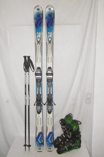K2 Ski " Amp " Top Allmountain Carver 174 Cm + Skischuhe Gr: 43 Im Set