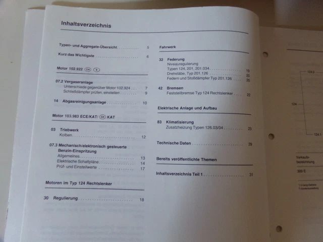 MANUEL DE RÉPARATION Mercedes 200/300 E - W124 Berline Modèle T Coupe - Foto 4