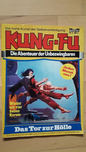 Kung-Fu Die Abenteuer des Unbezwingbaren Nr.5 Bruce Lee - Z0-1 Comicheft Bastei