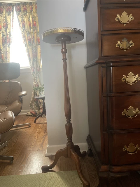 BAKER Mahogany Basin Stand Planter