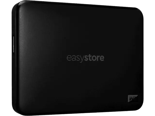 Disco duro externo 1 TB - WD Easystore, Portátil, HDD, USB 3.2 Gen 1, Software d