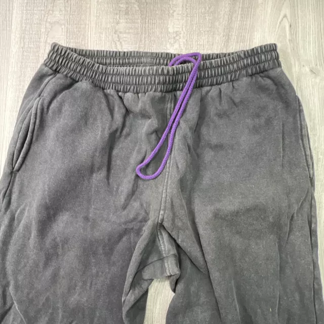 VINTAGE IZOD MEN'S Fleece Sweatpants 80's Purple Drawstring Pockets ...