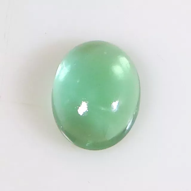 Natürliches Grün Fluorit Cabochon Lose Edelstein 9.20 Cts. (11x14x6 MM) Oval