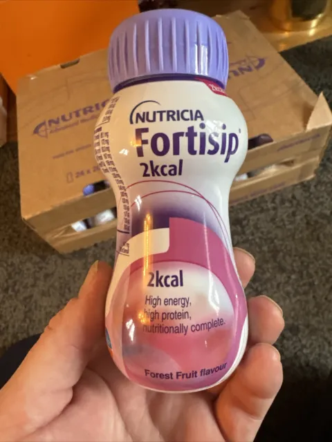 24 x 200ml Nutricia Fortisip Extra 2 Kcal Forest Fruit High Energy
