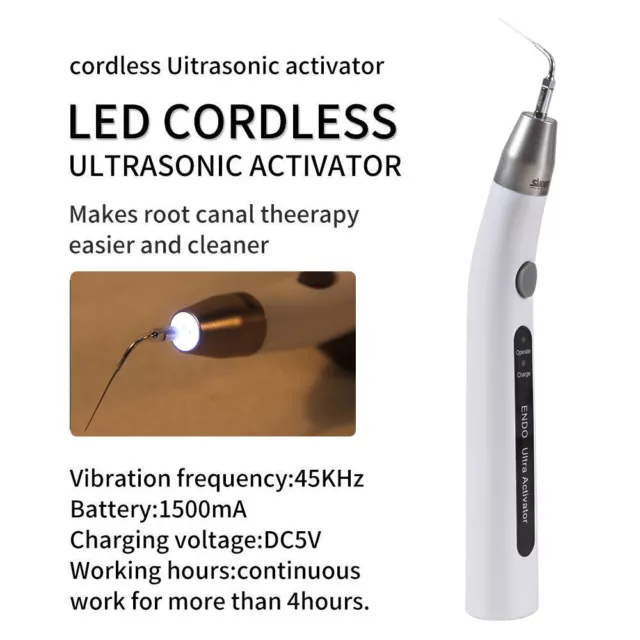 Ultrasonic Dental LED Endo Ultra Activator Irrigator Root Canal Scaling Tip
