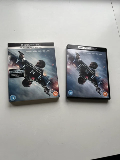 Tenetcase Inj TENET 4K ULTRA HD Blu-ray with Slip Case £13.45 - PicClick UK