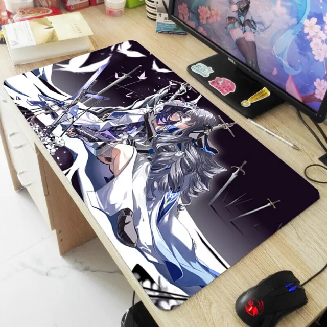 honkai impact 3rd Anime Desk Mouse Pad Mat Large Keyboard Mat 40X70cm T02