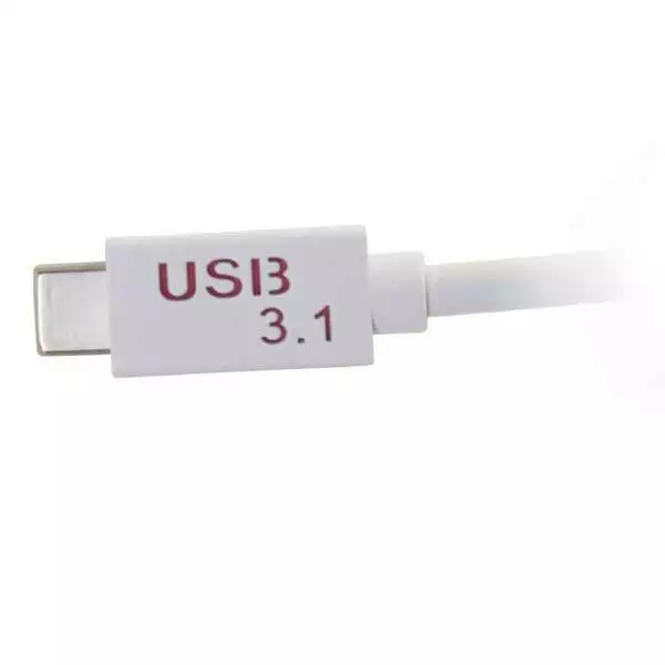 C2G USB 3.1 USB Type C to VGA Adapter - USB C to VGA White 3