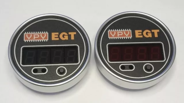 EGT Gauge with grey tinted window