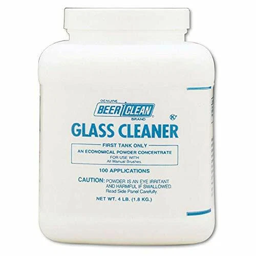Diversey Beer Clean Glass Cleaner, Unscented, Powder, 4 Lb. Container 990201 NEW