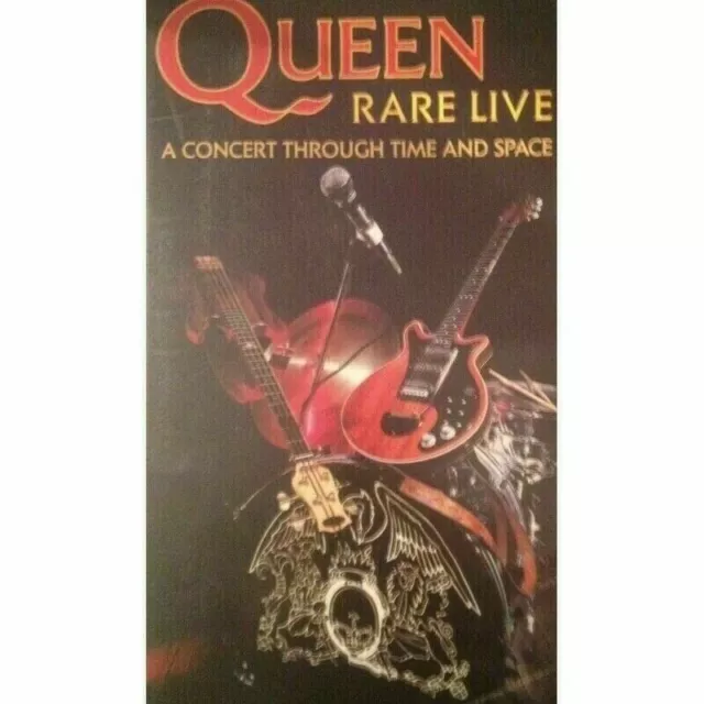 Vhs Queen Rare Live - Un Concert À Travers Le Temps Et L'espace (1989) Très...
