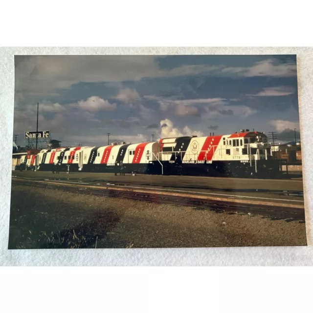 Vintage Railroad Photograph Seaboard Coast Line 1776 Train