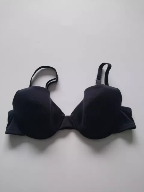 TOPSHOP BLACK LEAPORD Print Underwired Padded Pre-loved Bra Size