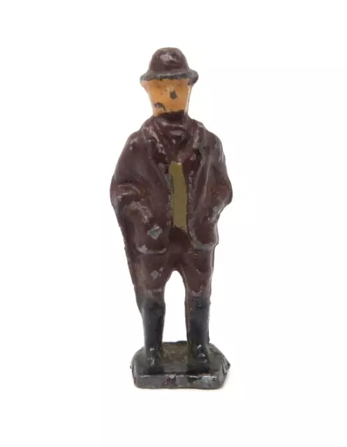 VINTAGE CRESCENT TOYS MINIATURE LEAD FARMER 28mm