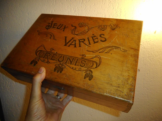 ancien coffret mallette de jeux de société | eBay