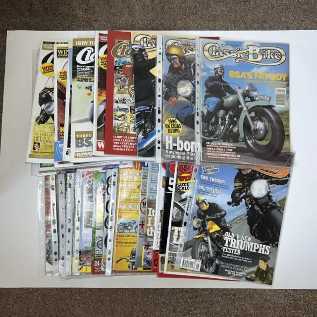 27 Classic Bike Magazine Collection Rare 1990’s- 2008 Job Lot Motorbike
