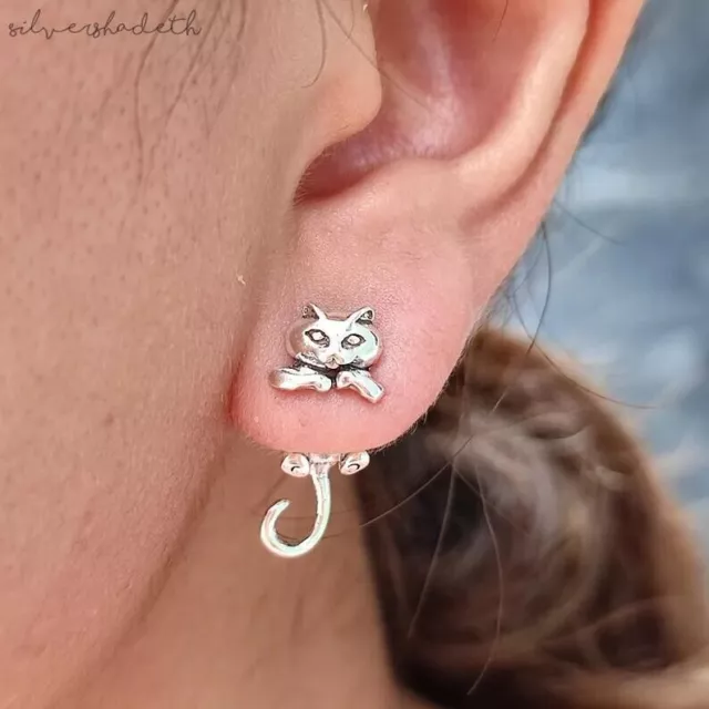 Mode Niedliche Katze Frauen Tier Ohrstecker Piercing Ohrringe Mädchen Schmuck Geschenk