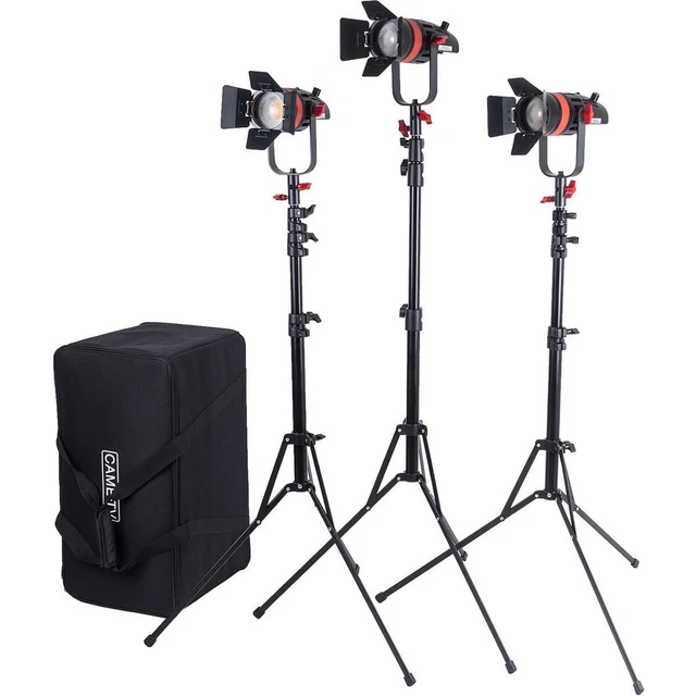 Came-TV Boltzen Q-Series 55W Fresnel Focalizable Luz Diurna LED 3 Kit #1341374