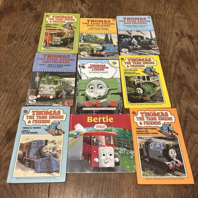 THOMAS THE TANK Engine Vintage Book Bundle Ladybird Buzz X 9 Bertie ...