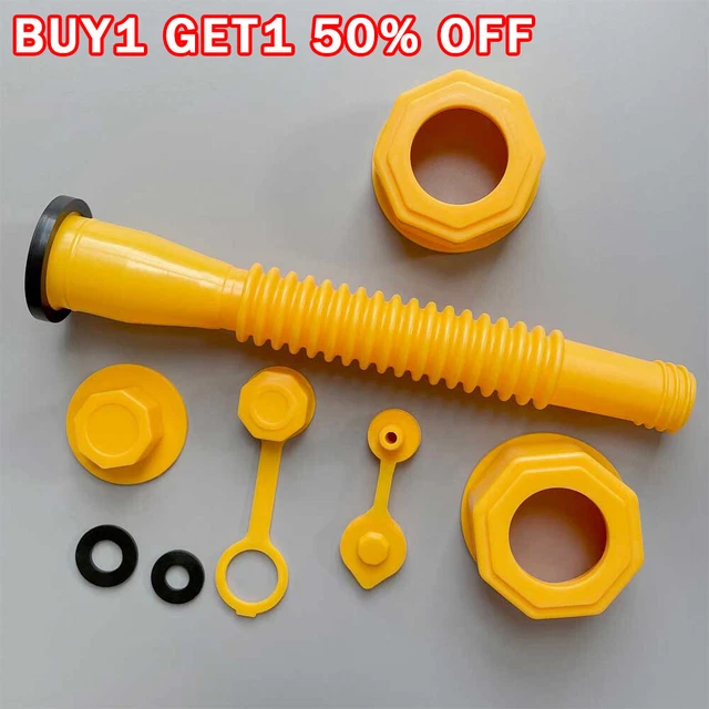 GAS CAN SPOUT Nozzle Vent Kit For Plastic Gas Cans Old Style Cap
