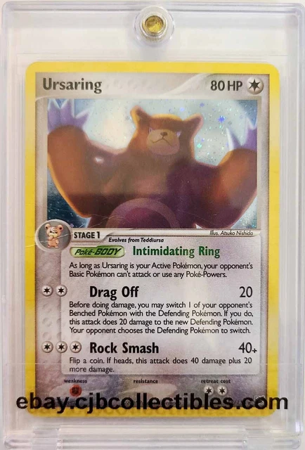 Pokémon URSARING 18/115 Holo Rare EX Unseen Forces - Played 🍒