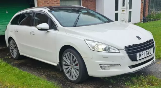 Peugoet 508 gt 2.2 hdi estate 2011 (spares or repairs) Runs and drives fine!!