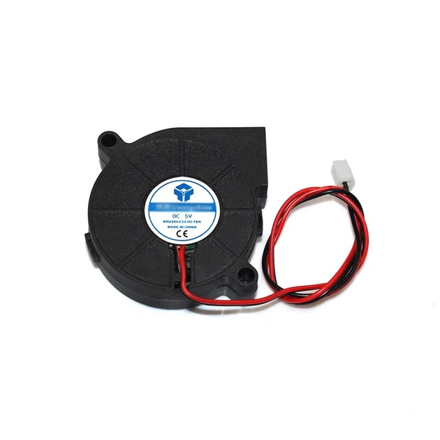 Ventola di raffreddamento ventilatore radiale ad alta precisione per parti stampante DC 5V/12V/24V