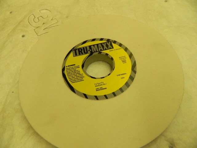 TRU-MAXX qty 4  Surface Grinding Wheel 7″ Dia 1/2″ Thick 46 Grit 66253255689