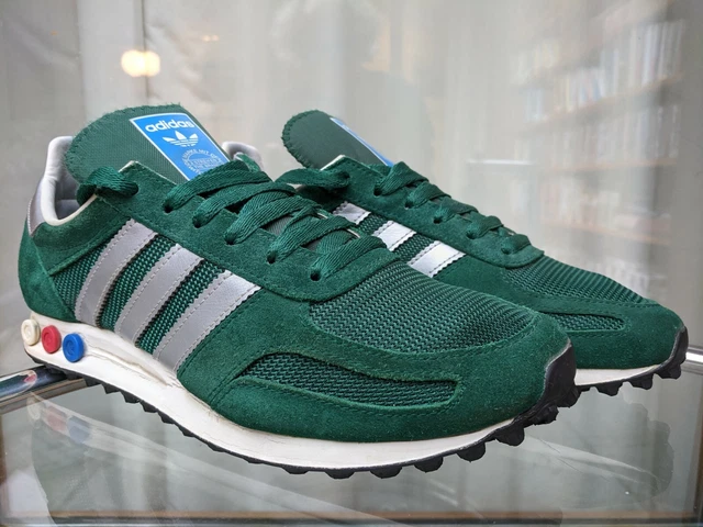 Green adidas cheap la trainers