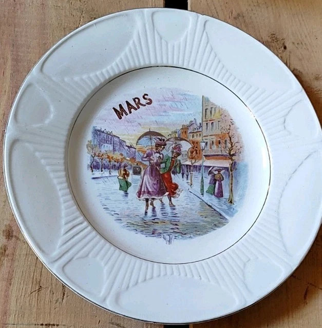 Assiette Parlante Humoristique - Thème Tir à L'arc - Saint-Amand - 19,5 Cm