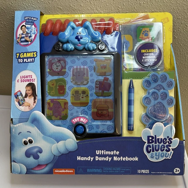 NEW BLUE’S CLUES & You! Handy Dandy Notebook DryErase Notebook Blues