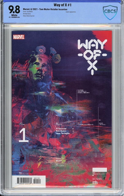 Way of X #1 Tom Muller 1:10 Design Incentive Variant - CBCS 9.8!