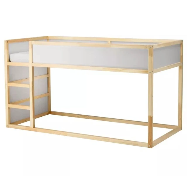 IKEA KURA REVERSIBLE Mid Sleeper Single Bed For Kids/Toddlers Frame ...