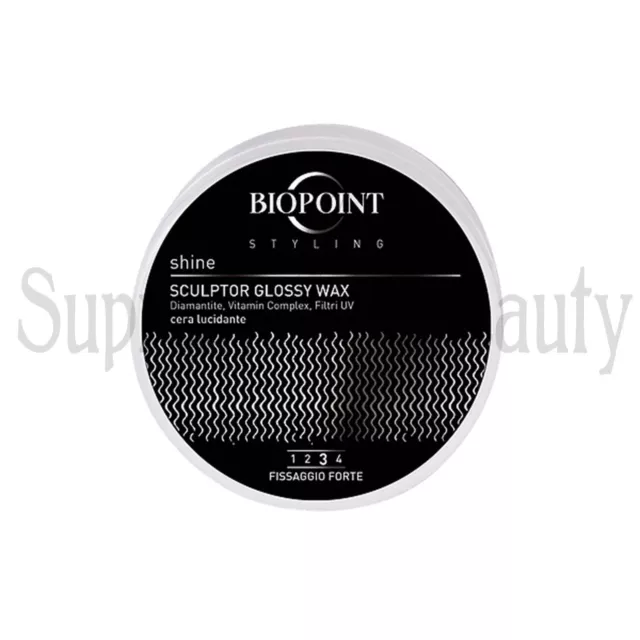 Biopoint Styling Shine Sculptor Glossy Wax Cera Lucidante Fissaggio Forte 100 Ml