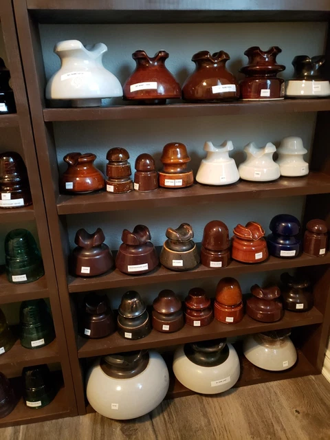 SOLD - vintage porcelain insulators
