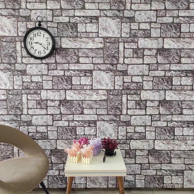 Vidaxl Pannelli Murali 3D con Design Mattoni Grigio Chiaro 10 pz EPS