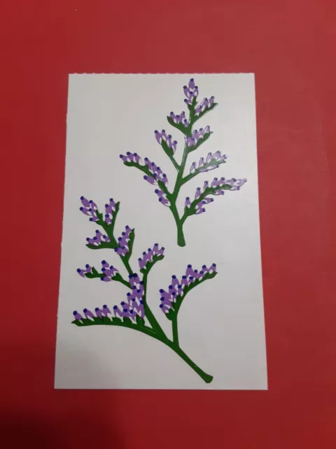 Vtg Mrs.Grossman's floral sticker module (free ship $20 min)