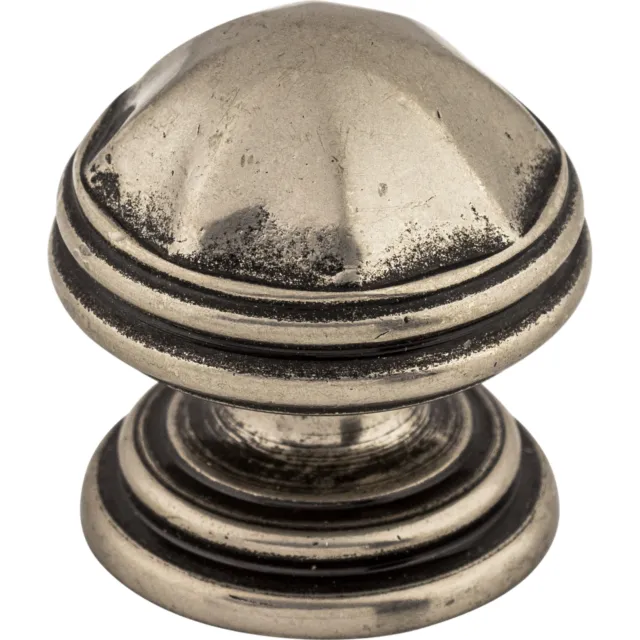 Top Knobs Cabinet  London Knob 1 1/4 Inch Pewter Antique