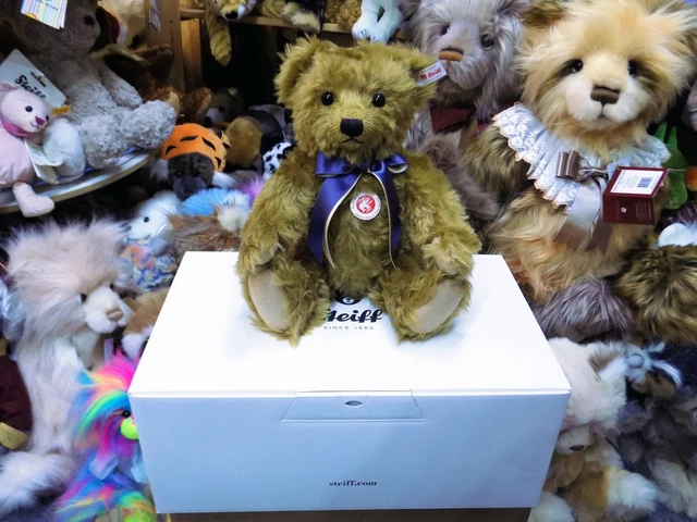 STEIFF BRITISH COLLECTORS UK Baby Bear Set, 1994-1998 Retired